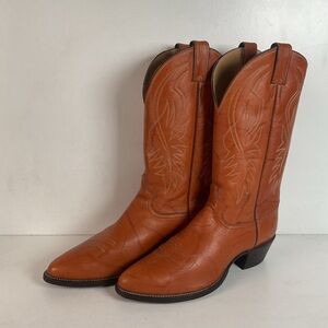 Vintage Justin Redwood Cowboy Boots | USA Made | 10.5 D